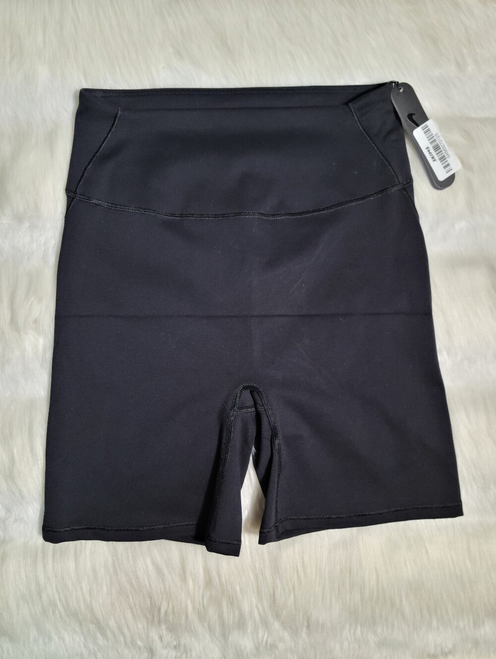 Nike SKIMS Matte Biker Shorts 5 Inch Black Obsidian Women XS NEW